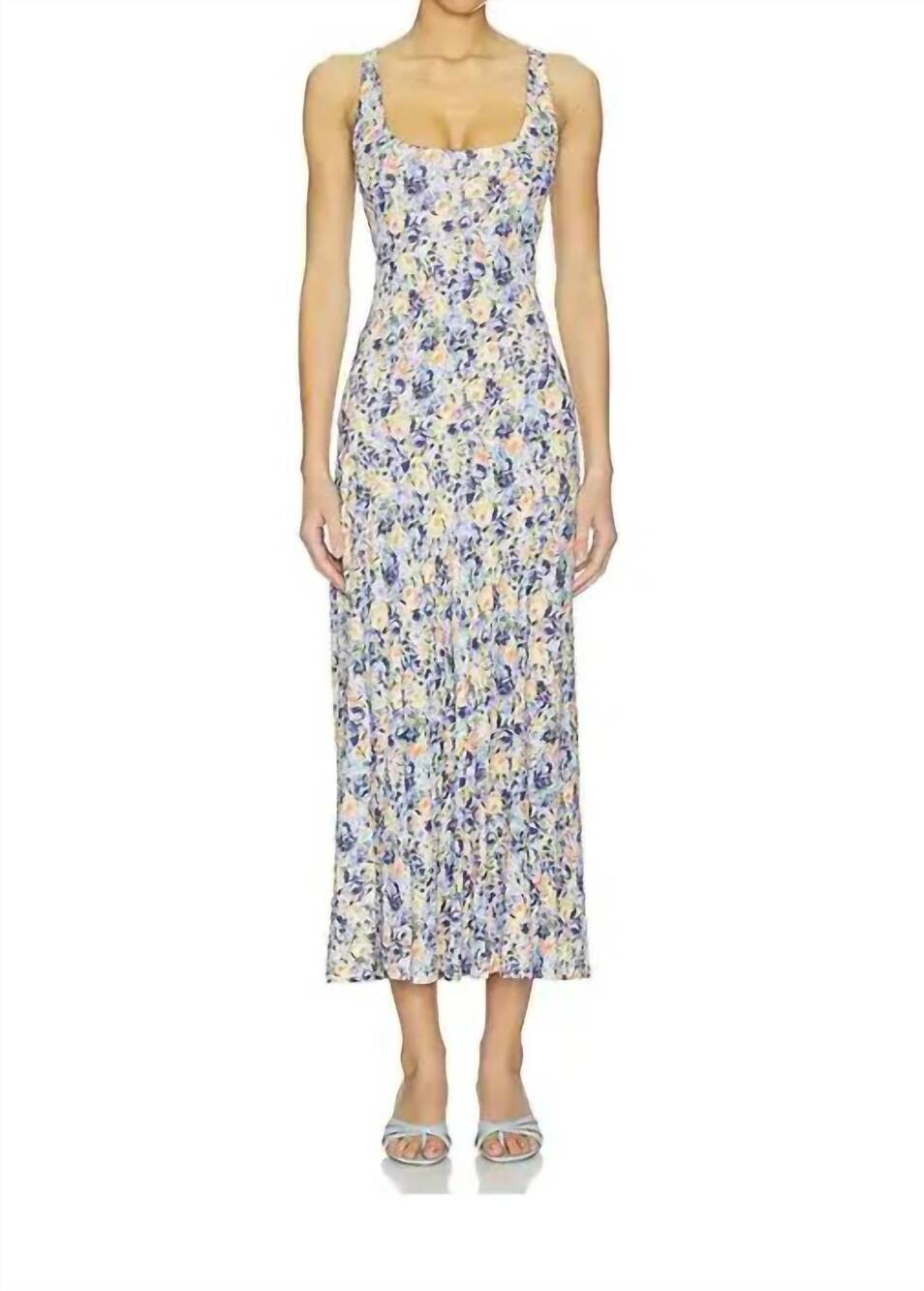 NEW ULLA JOHNSON yasna midi dress in viola